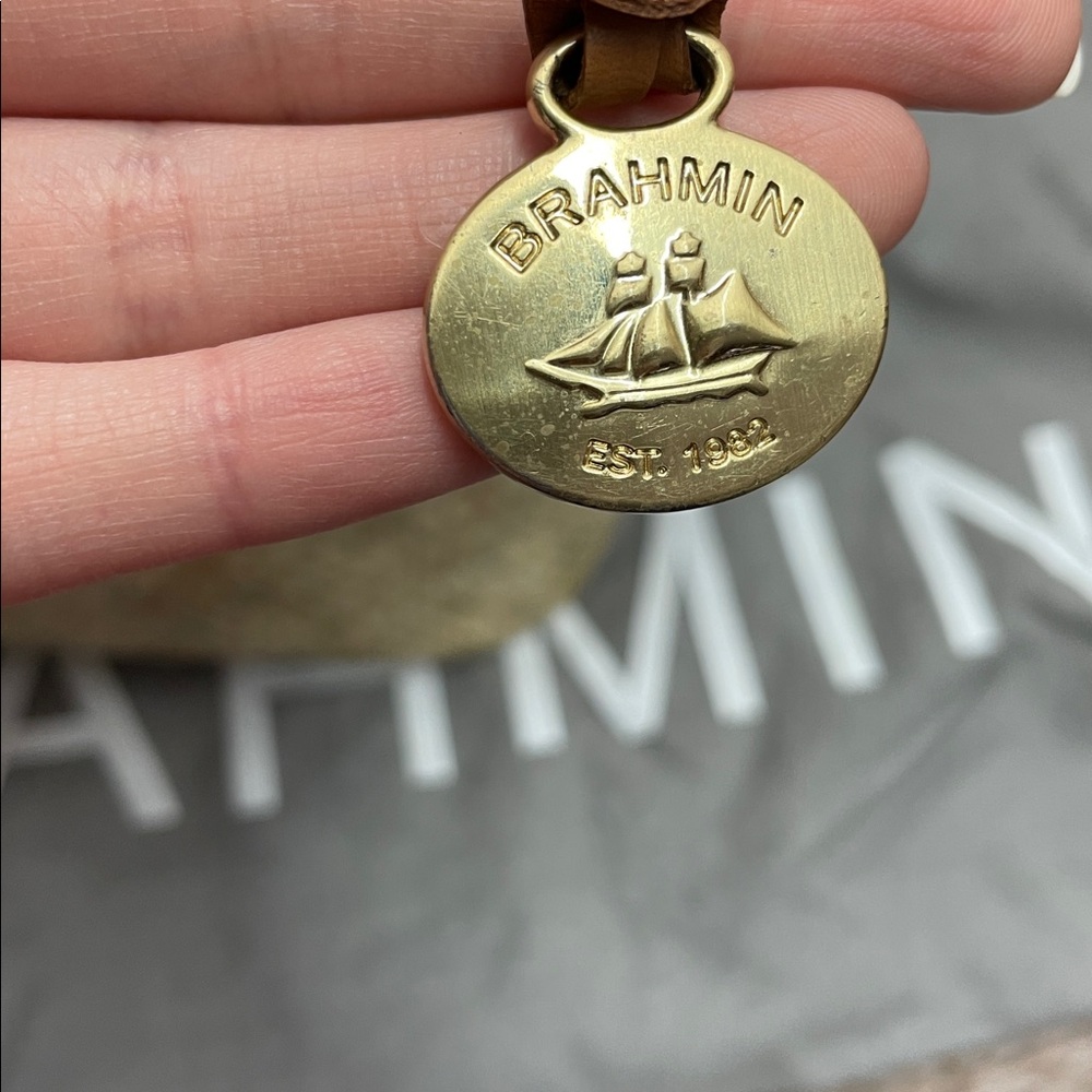 Brahmin Snake Skin Embossed Satchel - Picture 11 of 16